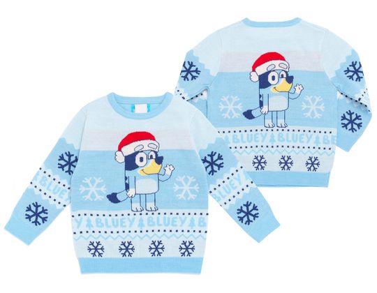 Discover Cute Santa BlueyDad Ugly Sweater All Over Print, Cute BlueyDad Family Merry Christmas