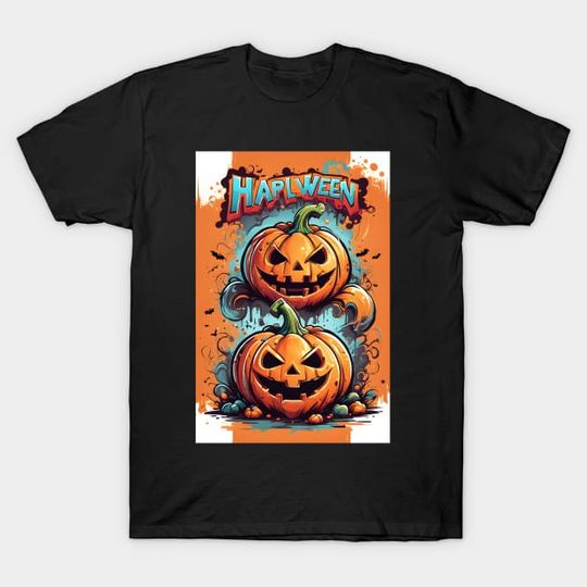 Discover halloween pumpkin pijama - Halloween 2023 - T-Shirt