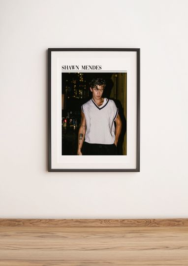 Discover Shawn Mendes Music Artist Poster