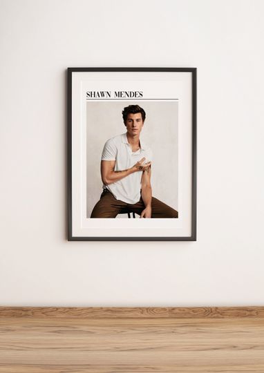 Discover Shawn Mendes Music Artist Poster