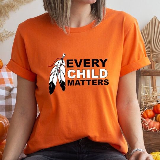 Discover Every Child Matters Shirt, I Wear Orange For Stolen Children Shirt, Orange Day Shirt
