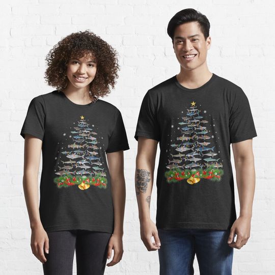 Discover Shark Christmas Tree Shark Lovers  T-Shirt