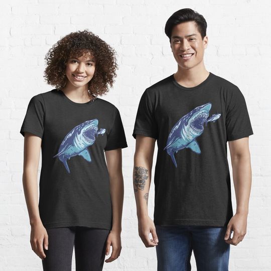 Discover MEGALODON SHARK ATTACK T-SHIRT Essential T-Shirt