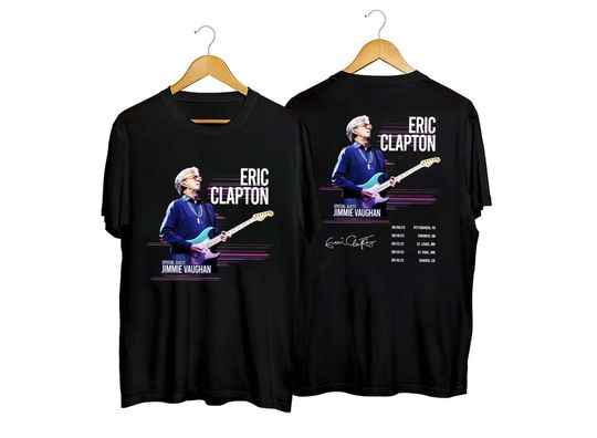 Discover Eric Clapton 2023 Tour Shirt, Eric Clapton Fan Shirt