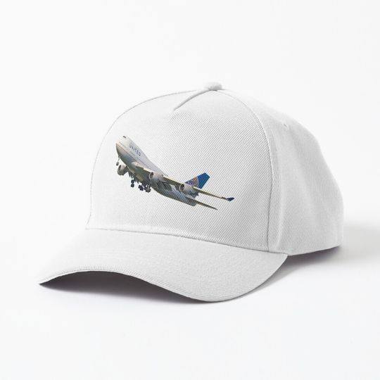 Discover United Airlines 747 Cap