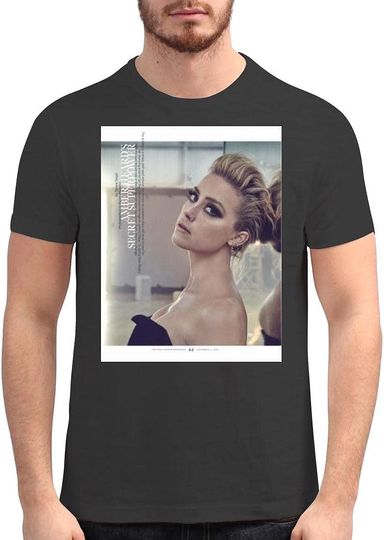 Discover Harding Industries Amber Heard - Men's Soft Graphic T-Shirt