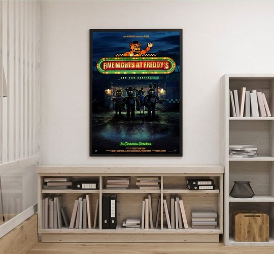 Discover Halloween Five Nights at Freddy's Movie October 2023 Poster