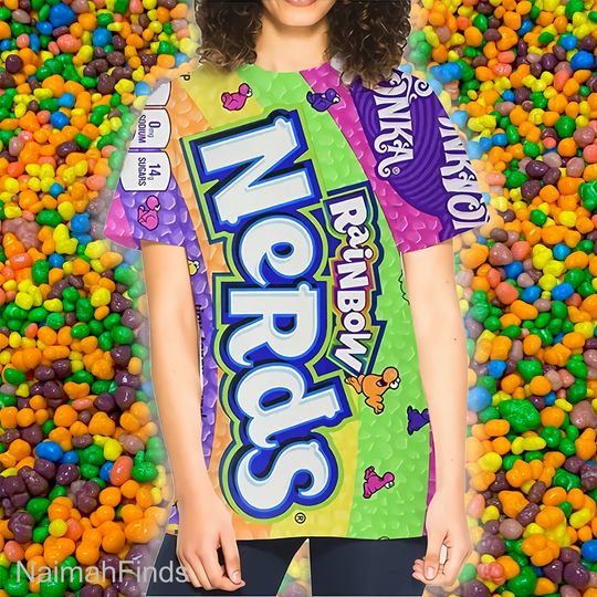 Discover Candy Halloween Costume T-Shirt, Halloween Chocolate Bar Group Costumes 3D Shirt