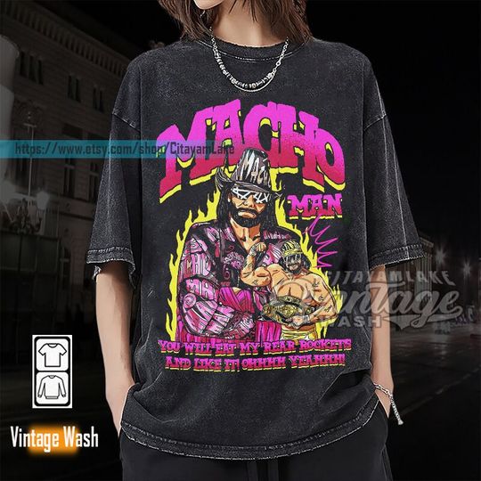 Discover Macho Man Vintage T-shirt | Hip Hop Rap Tee