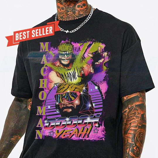 Discover Vintage Macho Man Bootleg Style Shirt