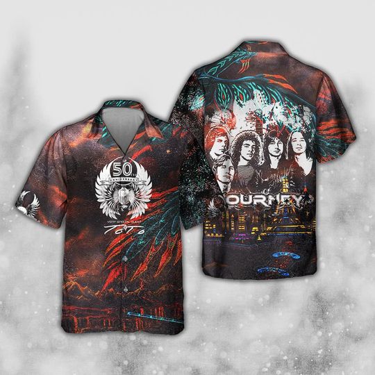 Discover Journey Freedom World Tour 2023 Band Music Hawaii Shirt
