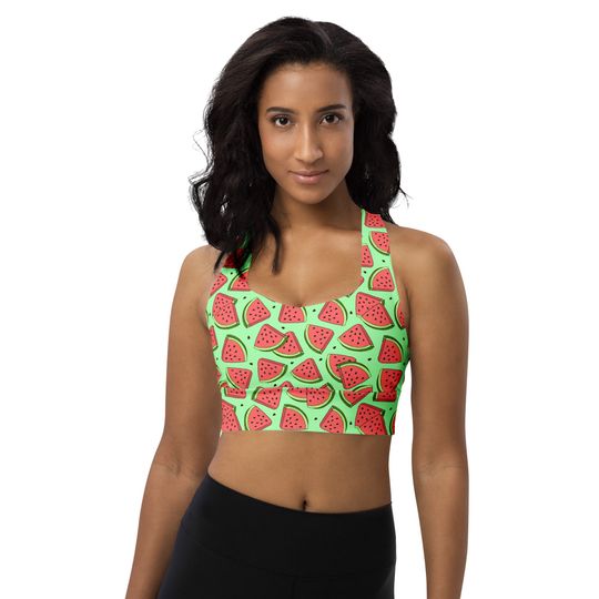 Discover Healthy Foods Watermelon Sports Bra