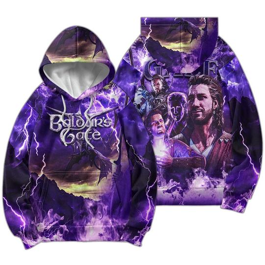 Discover Gale Baldurs Gate 3 90s Movie Hoodie, Bootleg World Tour 2023 T