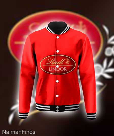 Discover Lindt Lindor Assorted Chocolate Truffles Halloween Costume Baseball Jacket