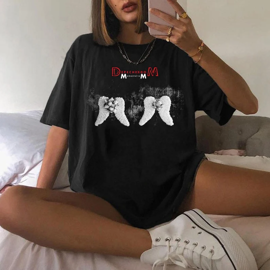 Discover Depeche Mode Memento Mori 2023 T-Shirt Black Cotton Unisex For Fans