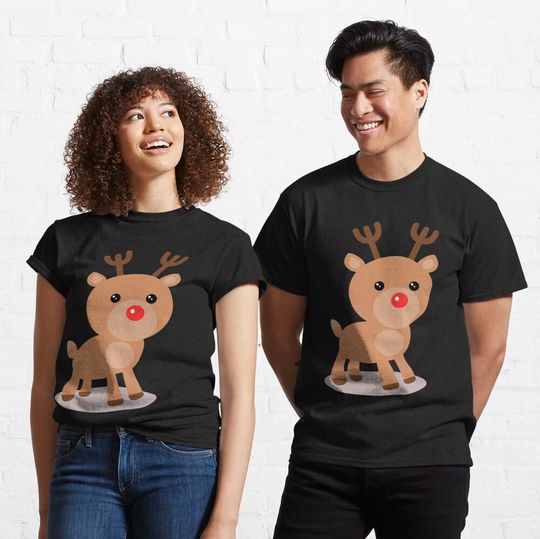 Discover Cute Reindeer Classic T-Shirt