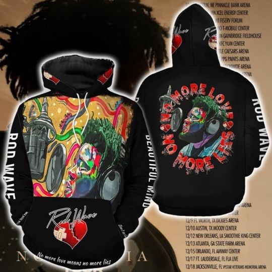 Discover Rod Wave Nostalgia Hoodie, Rod Wave Tour 2023, Nostalgia 2023 Tour