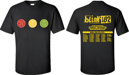 Discover B182 World Tour 2023, Take Of Your Pants and Jacket, Music Band T-shirt