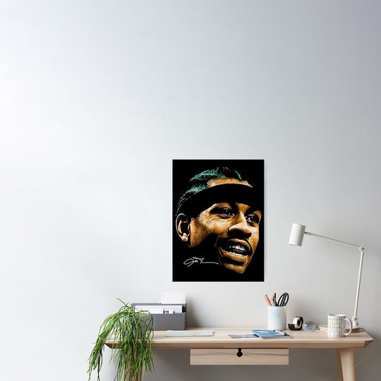 Discover Allen Iverson Face Poster