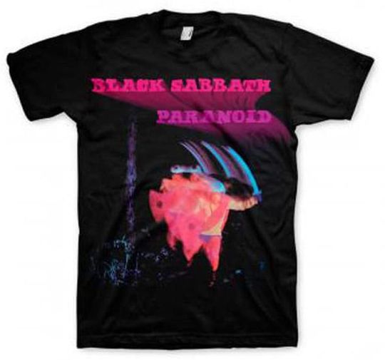 Discover Black Sabbath Paranoid Motion Black T-Shirt