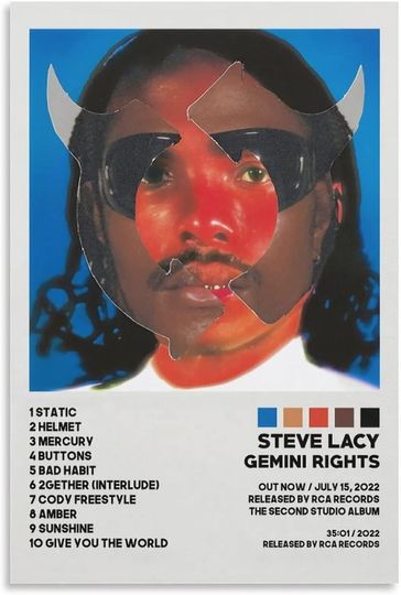 Discover Steve Lacy Poster Gemini Rights Music Album Cover Posters