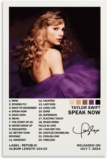 Discover Speak Now Music Posters Poster