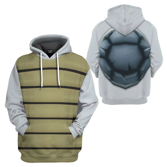 Discover Dry Bones Mario All Over Print 3D Hoodie, Mario Dry Cosplay Matching Hoodie