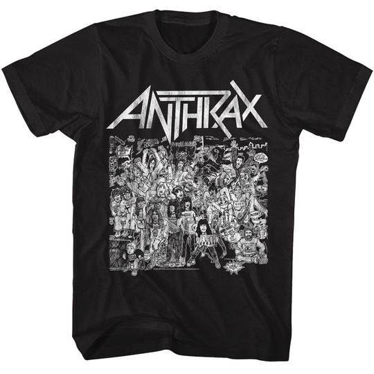 Discover Anthrax No Frills Heavy Metal Rock Music Shirt