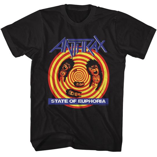 Discover Anthrax State of Euphoria Heavy Metal Rock Music Shirt