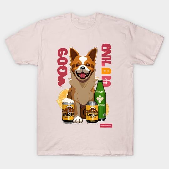 Discover big belly lazyy dog loves beer  - Dog Beer Brewery Alcohol Brewdog I - T-Shirt