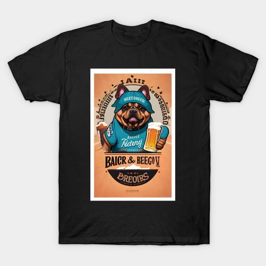 Discover big belly lazyy dog loves beer  - Dog Beer Brewery Alcohol Brewdog I - T-Shirt