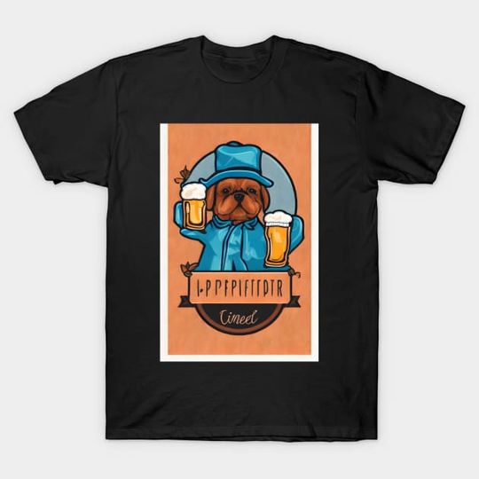 Discover big belly lazyy dog loves beer  - Dog Beer Brewery Alcohol Brewdog I - T-Shirt