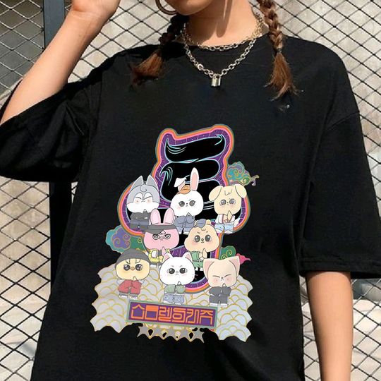 Discover Stray Kids Skzoo 5 Star S Class Shirt, Stray Kids 5 Star Album Tee Shirt