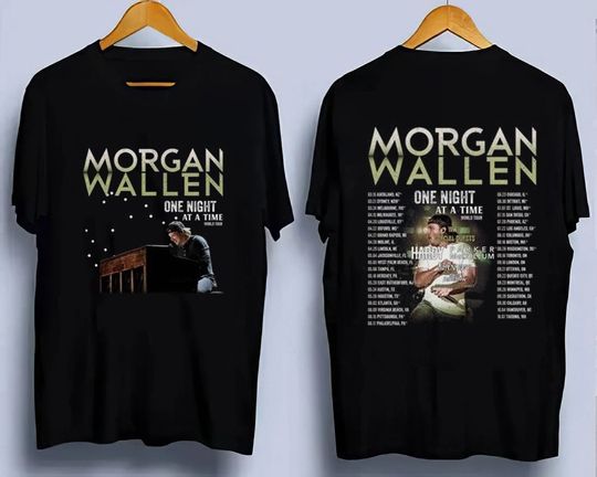 Discover One Night At A Time Tour Shirt, Country Music Shirt, One Thing At A Time Album, Western Shirt, Cowboy Shirt, MW Merch, MW shirt, Tour Merch