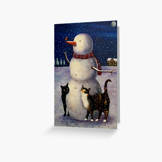 Discover Let it Snow Greeting Card