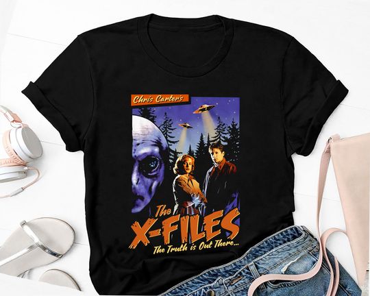 Discover Vintage Poster The X-Files The Truth Is Out There T-Shirt, The X Files Movie Shirt