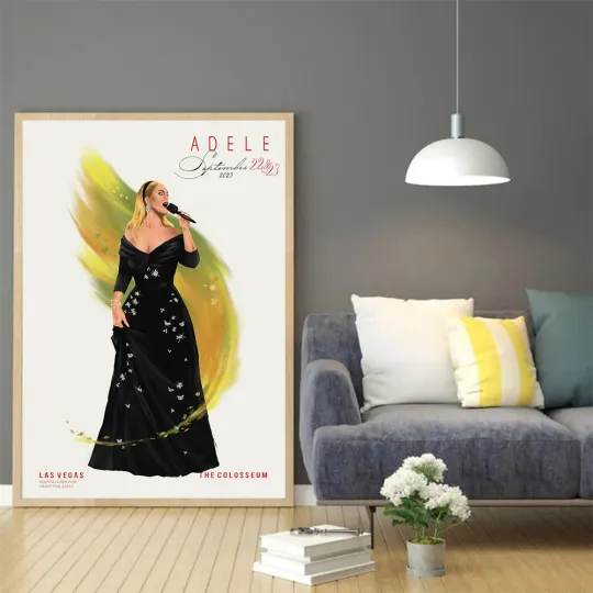 Discover Adele September 2023 Tour Poster