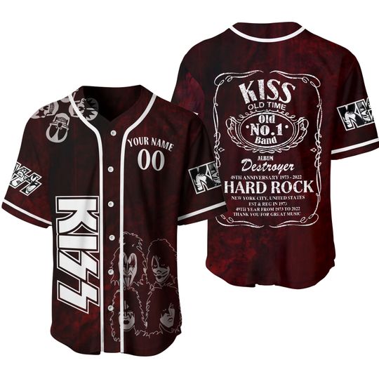 Discover KIS Band JERSEY SHIRT, Kis Band Baseball Jerseys