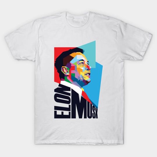 Discover Elon Musk Pop Art - Elon Musk - T-Shirt