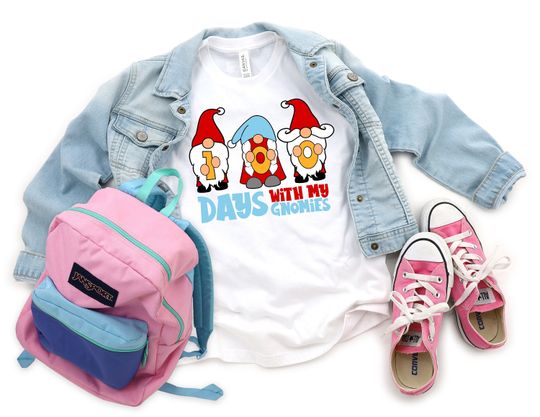 Discover 100 Days With My Gnomies Shirt, 100 Days Of School, Teacher Gifts, Teacher Appreciation