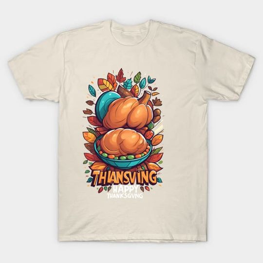 Discover Give Thanks and Share Love - Thanksgiving - T-Shirt
