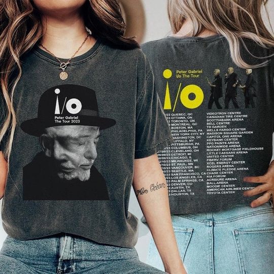 Discover Peter Gabriel 73rd Anniversary 1950-2023 Tour Shirt, io The Tour Music Shirt