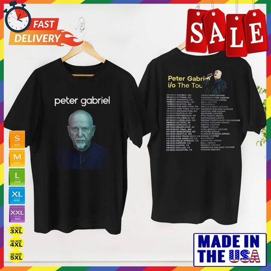 Discover 90s Vintage Peter Gabriel Shirt, Peter Gabriel i/o The Tour 2023 T-Shirt