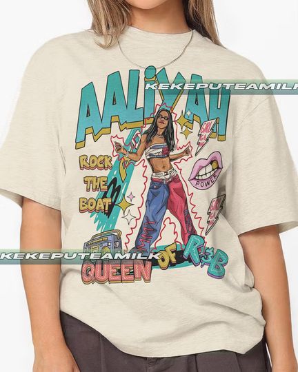 Discover Aaliyah Vintage T-Shirt, Aaliyah T-Shirt
