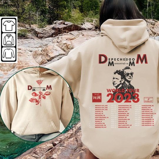 Discover Depeche Mode 2023 Fall Tour Music Hoodie