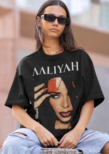 Discover Aaliyah Shirt, Aaliyah Princess Of R&B Hiphop RnB Rapper shirt