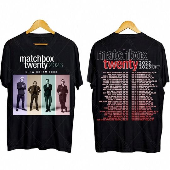 Discover Matchbox Twenty 2023 Tour T-shirt, Concert Rob Thomas Shirt, Gift For Fans