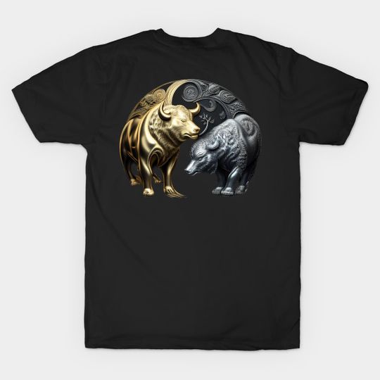 Discover Gold and Silver Bears - Bears - T-Shirt