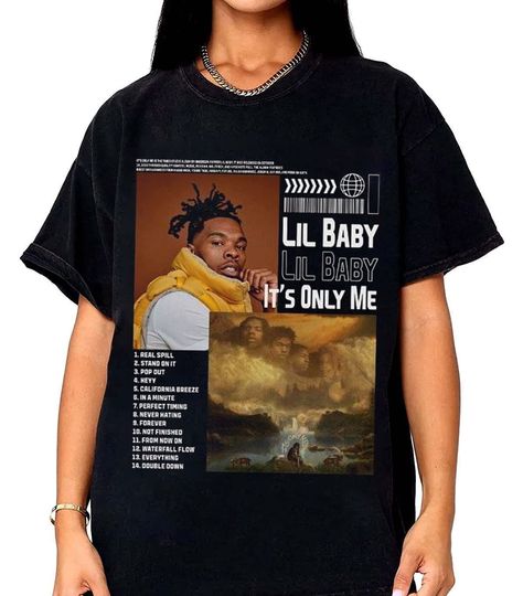 Discover Lil Baby Its Only Me New Album Vintage Bootleg Inspired T-Shirt