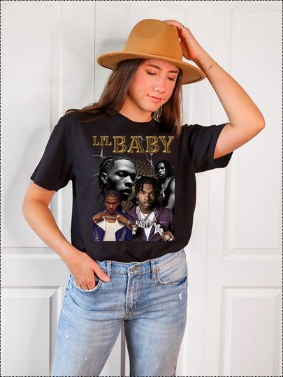 Discover Lil Baby Tee | Rapper Fan Merch | Limited Edition Lil Baby shirt